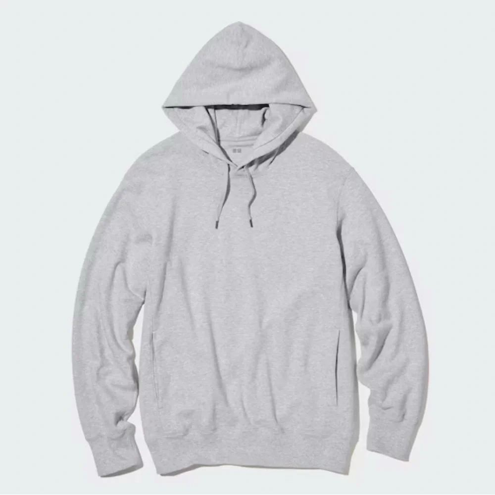 Uniqlo Light Gray Men's Hoodie - Picture 2 of 5